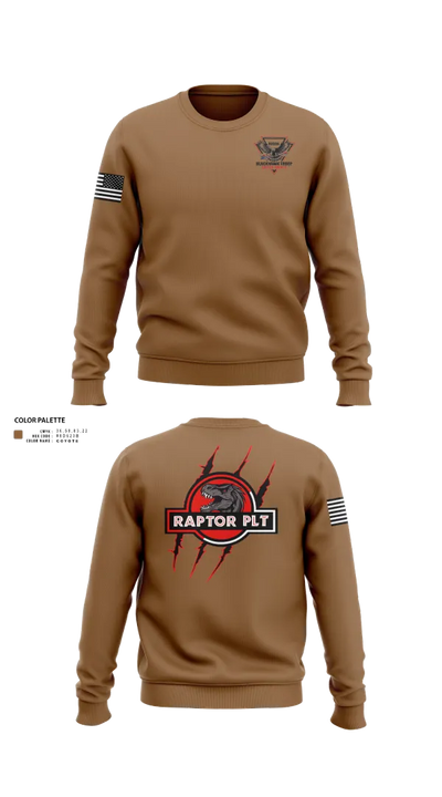 Raptor Platoon, 4-9 CAV 26880110 Crew Neck Sweatshirt - 40