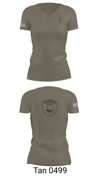 Womens Short Sleeve Vneck Shirt, Piedmont Police, Police, Teamtime, Team time, sublimation, custom sports apparel, team uniforms, spirit wear, spiritwear, sports uniforms, custom shirts, team store, custom team store, fundraiser sports, apparel fundraiser
