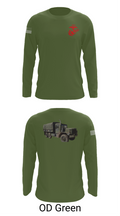 H&S Battalion HQ CO Station Motor T 63932738 Long Sleeve Performance Shirt 46
