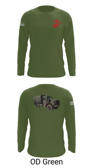 Long Sleeve Performance Shirt, H&S Battalion HQ CO Station Motor T, , Teamtime, Team time, sublimation, custom sports apparel, team uniforms, spirit wear, spiritwear, sports uniforms, custom shirts, team store, custom team store, fundraiser sports, apparel fundraiser