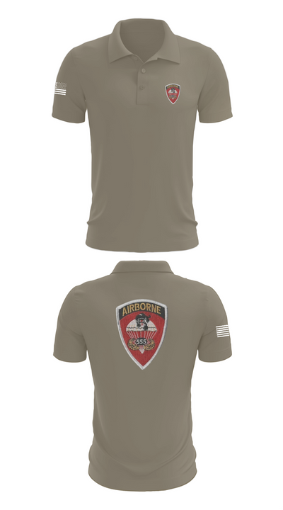 101st Airborne 37445934 Short Sleeve Performance Polo - 67