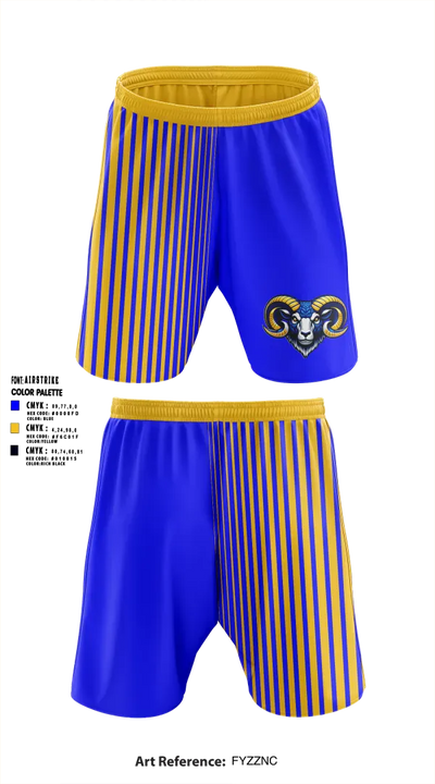 Memphis Rams 44971969 Athletic Shorts With Pockets - 4