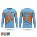 Satsuma Bayou Brawlers 78104750 Long Sleeve Performance Shirt 1