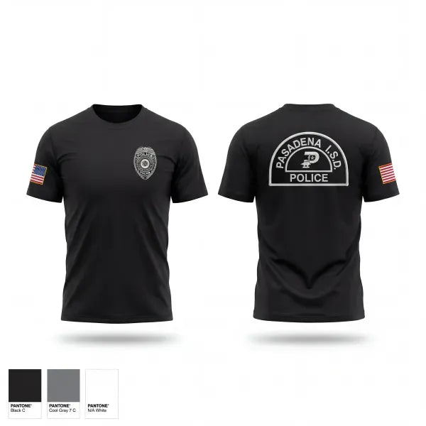 Short Sleeve Performance Shirt, Pasadena I.S.D., Police, Teamtime, Team time, sublimation, custom sports apparel, team uniforms, spirit wear, spiritwear, sports uniforms, custom shirts, team store, custom team store, fundraiser sports, apparel fundraiser