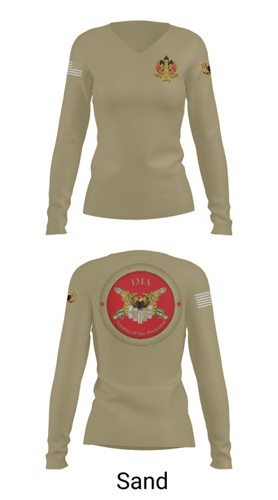 18th FAB 48765888 Women's Long Sleeve V-neck Shirt - 97