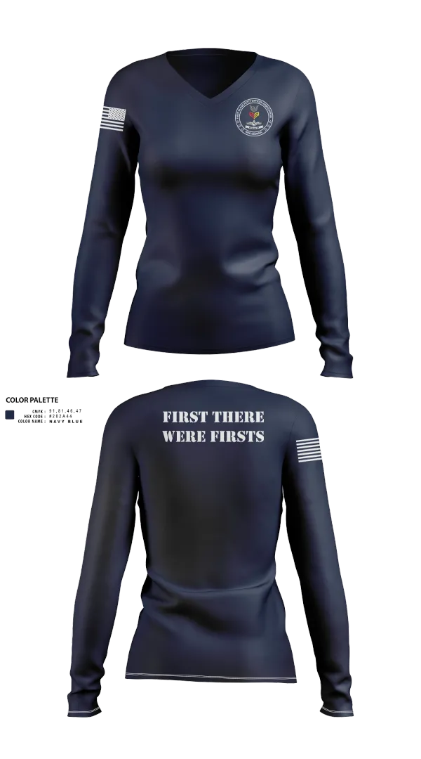 Womens Long Sleeve Vneck Shirt, NIOC GA fcpoa, , Teamtime, Team time, sublimation, custom sports apparel, team uniforms, spirit wear, spiritwear, sports uniforms, custom shirts, team store, custom team store, fundraiser sports, apparel fundraiser
