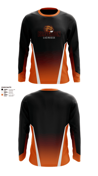 Long Sleeve Performance Shirt, Beaverton Boys Lacrosse, Men's Lacrosse, Teamtime, Team time, sublimation, custom sports apparel, team uniforms, spirit wear, spiritwear, sports uniforms, custom shirts, team store, custom team store, fundraiser sports, apparel fundraiser