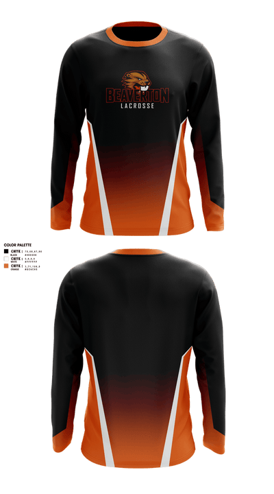 Beaverton Boys Lacrosse 8252895 Long Sleeve Performance Shirt 2