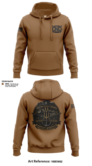 Hoodie, MSRON 11 Security Division, Navy, Teamtime, Team time, sublimation, custom sports apparel, team uniforms, spirit wear, spiritwear, sports uniforms, custom shirts, team store, custom team store, fundraiser sports, apparel fundraiser