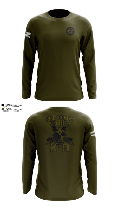 Pike County Sheriff’s Department 45157543 Long Sleeve Performance Shirt 106