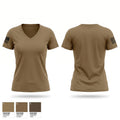 Thh 29233035 Women's Short Sleeve V-neck Shirt - 1