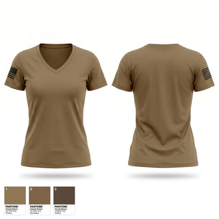 Womens Short Sleeve Vneck Shirt, Thh, Army, Teamtime, Team time, sublimation, custom sports apparel, team uniforms, spirit wear, spiritwear, sports uniforms, custom shirts, team store, custom team store, fundraiser sports, apparel fundraiser