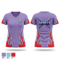 Firecrackers and Bunt Girls 31739455 Women's Short Sleeve V-neck Shirt - 1
