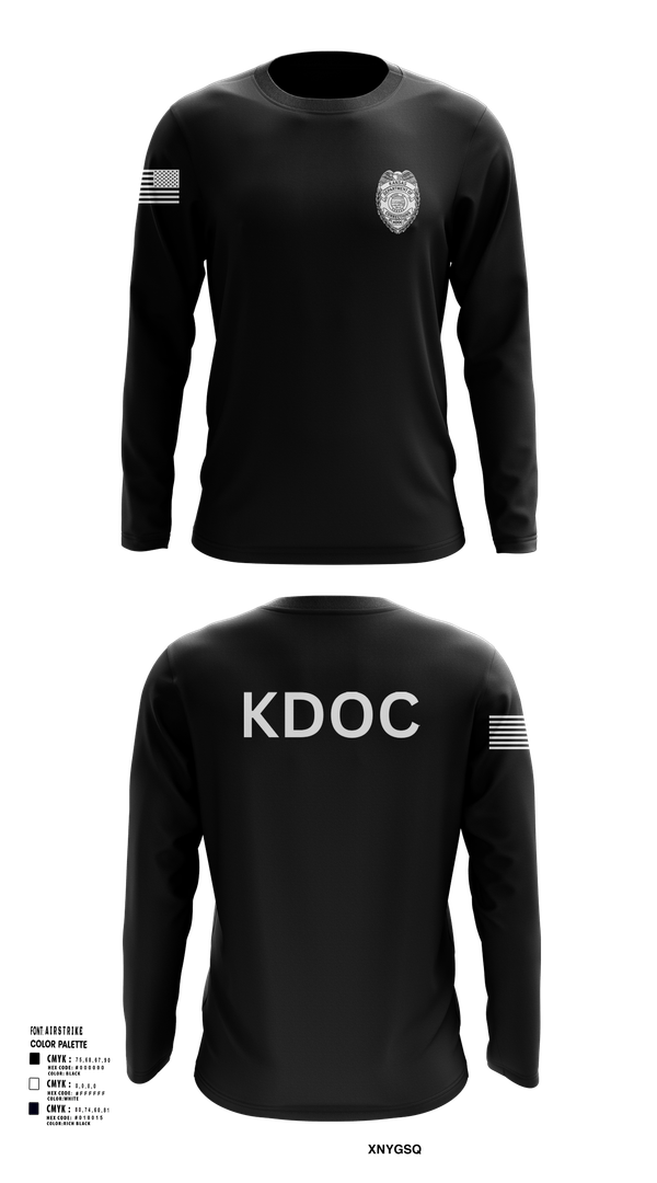 Long Sleeve Performance Shirt, KDOC, Police, Teamtime, Team time, sublimation, custom sports apparel, team uniforms, spirit wear, spiritwear, sports uniforms, custom shirts, team store, custom team store, fundraiser sports, apparel fundraiser