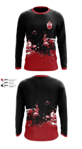 Whittier Crimson Knights 84805386 Long Sleeve Performance Shirt 3