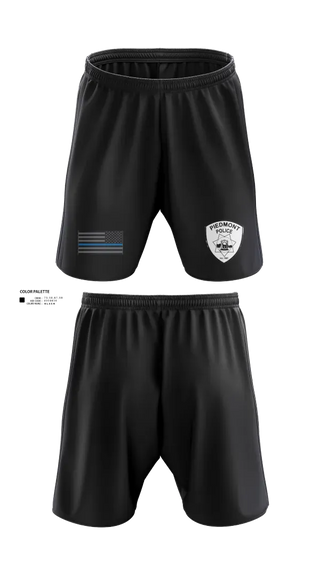 Athletic Shorts With Pockets, Piedmont Police, Police, Teamtime, Team time, sublimation, custom sports apparel, team uniforms, spirit wear, spiritwear, sports uniforms, custom shirts, team store, custom team store, fundraiser sports, apparel fundraiser