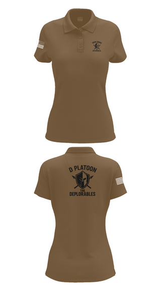 Womens Short Sleeve Performance Polo, D Platoon, Police, Teamtime, Team time, sublimation, custom sports apparel, team uniforms, spirit wear, spiritwear, sports uniforms, custom shirts, team store, custom team store, fundraiser sports, apparel fundraiser