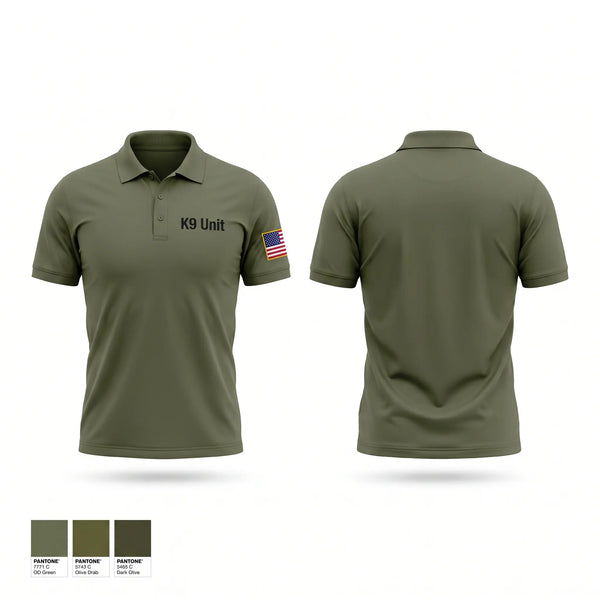 Short Sleeve Performance Polo, K-9 Unit, Police, Teamtime, Team time, sublimation, custom sports apparel, team uniforms, spirit wear, spiritwear, sports uniforms, custom shirts, team store, custom team store, fundraiser sports, apparel fundraiser