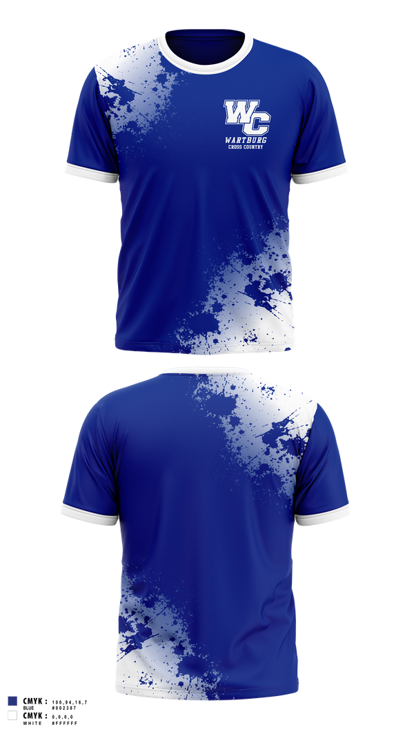 Short Sleeve Performance Shirt, Wartburg Cross Country, Cross Country, Teamtime, Team time, sublimation, custom sports apparel, team uniforms, spirit wear, spiritwear, sports uniforms, custom shirts, team store, custom team store, fundraiser sports, apparel fundraiser