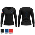 Reaper Women's Long Sleeve V-neck Shirt - 1