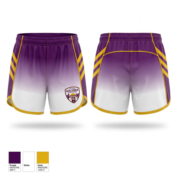 Womens Shorts, United Holyoke Futbol Academy, Women's Soccer, Teamtime, Team time, sublimation, custom sports apparel, team uniforms, spirit wear, spiritwear, sports uniforms, custom shirts, team store, custom team store, fundraiser sports, apparel fundraiser