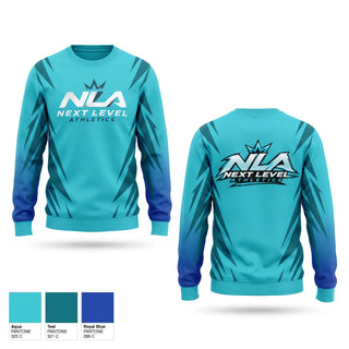 Crew Neck Sweatshirt, Next Level Athletics, Track & Field, Teamtime, Team time, sublimation, custom sports apparel, team uniforms, spirit wear, spiritwear, sports uniforms, custom shirts, team store, custom team store, fundraiser sports, apparel fundraiser