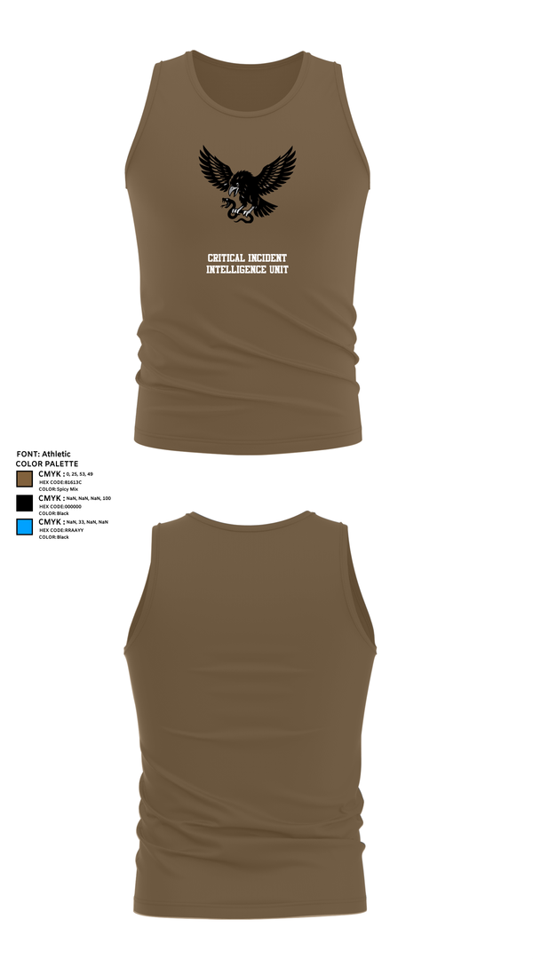Tank Top, Critical Incident Intelligence Unit, , Teamtime, Team time, sublimation, custom sports apparel, team uniforms, spirit wear, spiritwear, sports uniforms, custom shirts, team store, custom team store, fundraiser sports, apparel fundraiser