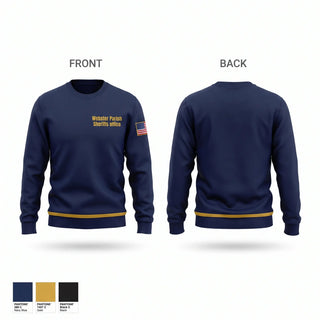 Crew Neck Sweatshirt, Webster Parish Sheriffs office, Police, Teamtime, Team time, sublimation, custom sports apparel, team uniforms, spirit wear, spiritwear, sports uniforms, custom shirts, team store, custom team store, fundraiser sports, apparel fundraiser