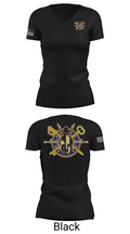 A Company 68th DSSB 4ID 10544228 Women's Short Sleeve V-neck Shirt - 28