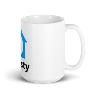 Investy 11461378 White Glossy Mug - Large