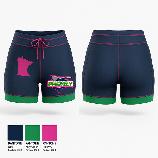 Womens Shorts, Frenzy, Softball, Teamtime, Team time, sublimation, custom sports apparel, team uniforms, spirit wear, spiritwear, sports uniforms, custom shirts, team store, custom team store, fundraiser sports, apparel fundraiser