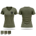 Defensive Tactics Women's Short Sleeve V-neck Shirt - 1