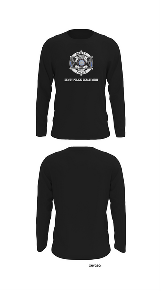 Long Sleeve Performance Shirt, Dewey Police Department, , Teamtime, Team time, sublimation, custom sports apparel, team uniforms, spirit wear, spiritwear, sports uniforms, custom shirts, team store, custom team store, fundraiser sports, apparel fundraiser