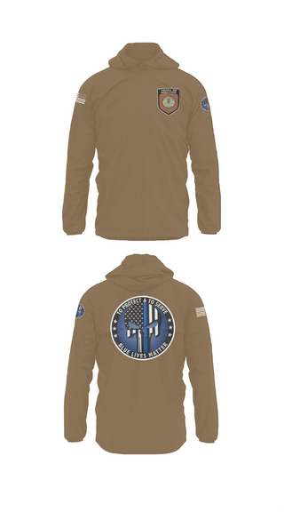 Windbreaker, Policía Municipal de Carolina, , Teamtime, Team time, sublimation, custom sports apparel, team uniforms, spirit wear, spiritwear, sports uniforms, custom shirts, team store, custom team store, fundraiser sports, apparel fundraiser