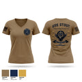 USS STOUT OI Women's Short Sleeve V-neck Shirt - 1