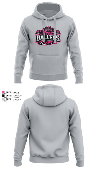 Hoodie, Pittsburgh Ballers, Women's Basketball, Teamtime, Team time, sublimation, custom sports apparel, team uniforms, spirit wear, spiritwear, sports uniforms, custom shirts, team store, custom team store, fundraiser sports, apparel fundraiser