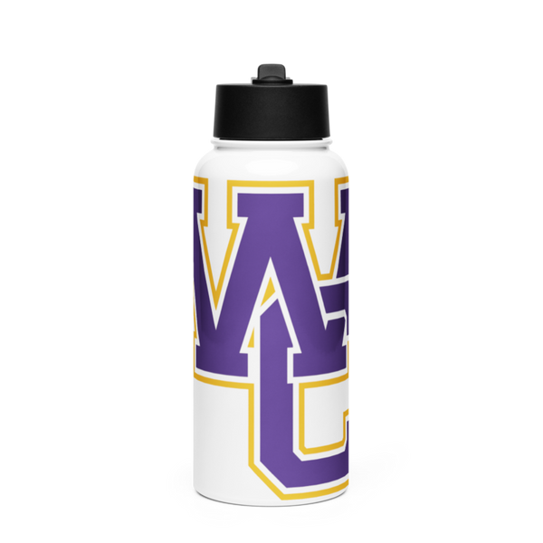 Woodcrest Christian 71066629 Stainless Steel Water Bottle with a Straw Lid