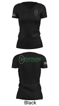 Harmony Dance Academy 63895879 Women's Short Sleeve V-neck Shirt - 24