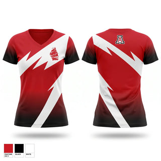 Womens Short Sleeve Vneck Shirt, Amboy Clippers, Wrestling, Teamtime, Team time, sublimation, custom sports apparel, team uniforms, spirit wear, spiritwear, sports uniforms, custom shirts, team store, custom team store, fundraiser sports, apparel fundraiser