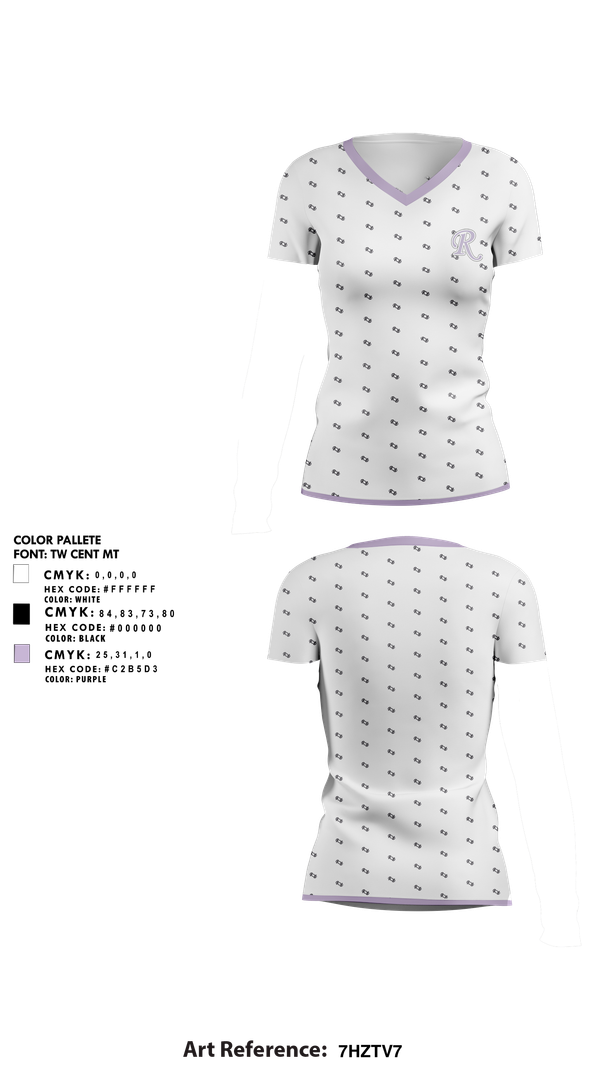 Womens Short Sleeve Vneck Shirt, Reynoldsburg Raiders, Golf, Teamtime, Team time, sublimation, custom sports apparel, team uniforms, spirit wear, spiritwear, sports uniforms, custom shirts, team store, custom team store, fundraiser sports, apparel fundraiser