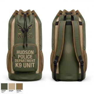 Gear Bag, Hudson Police Department K-9 Unit, Police, Teamtime, Team time, sublimation, custom sports apparel, team uniforms, spirit wear, spiritwear, sports uniforms, custom shirts, team store, custom team store, fundraiser sports, apparel fundraiser