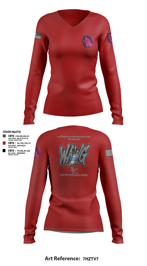 Womens Long Sleeve Vneck Shirt, WeAllWeGot~Family First, , Teamtime, Team time, sublimation, custom sports apparel, team uniforms, spirit wear, spiritwear, sports uniforms, custom shirts, team store, custom team store, fundraiser sports, apparel fundraiser