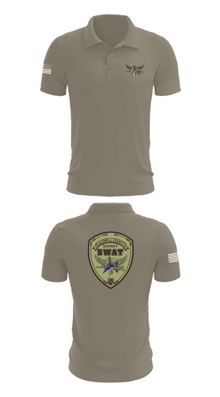 Short Sleeve Performance Polo, Caldwell County SWAT, Police, Teamtime, Team time, sublimation, custom sports apparel, team uniforms, spirit wear, spiritwear, sports uniforms, custom shirts, team store, custom team store, fundraiser sports, apparel fundraiser