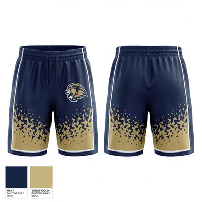 Loganville Christian Lady Lions 2886871 Mens Reversible Basketball Shorts - 1