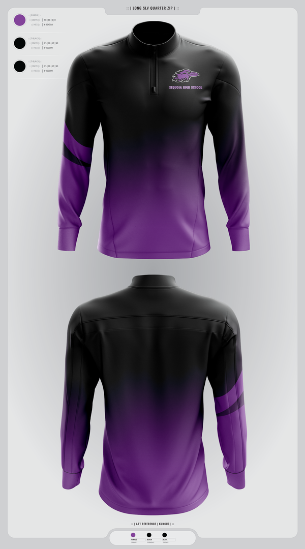 Quarter Zip Jacket, Sequoia High School, , Teamtime, Team time, sublimation, custom sports apparel, team uniforms, spirit wear, spiritwear, sports uniforms, custom shirts, team store, custom team store, fundraiser sports, apparel fundraiser