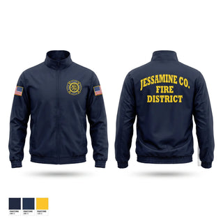 Windbreaker, Jessamine county fire, Fire Department, Teamtime, Team time, sublimation, custom sports apparel, team uniforms, spirit wear, spiritwear, sports uniforms, custom shirts, team store, custom team store, fundraiser sports, apparel fundraiser