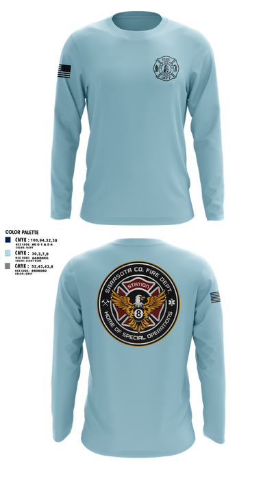 Sarasota County Fire Department 14494390 Long Sleeve Performance Shirt 24