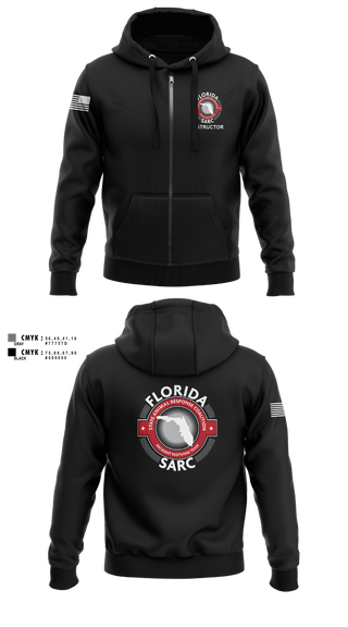 Zip Hoodie, Florida State Animal Response Coalition, , Teamtime, Team time, sublimation, custom sports apparel, team uniforms, spirit wear, spiritwear, sports uniforms, custom shirts, team store, custom team store, fundraiser sports, apparel fundraiser