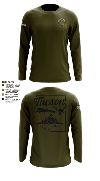 Long Sleeve Performance Shirt, 214 Intel, Air Force, Teamtime, Team time, sublimation, custom sports apparel, team uniforms, spirit wear, spiritwear, sports uniforms, custom shirts, team store, custom team store, fundraiser sports, apparel fundraiser