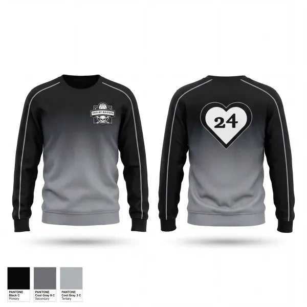 Crew Neck Sweatshirt, Shelby Raiders, Men's Basketball, Teamtime, Team time, sublimation, custom sports apparel, team uniforms, spirit wear, spiritwear, sports uniforms, custom shirts, team store, custom team store, fundraiser sports, apparel fundraiser